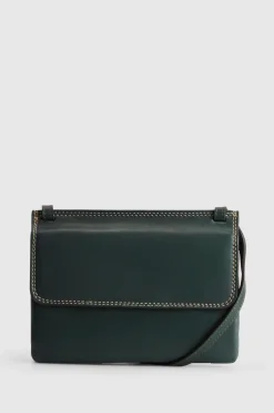 RFID Maya Leather Small Crossbody