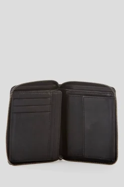 RFID Roy Leather Zip Wallet
