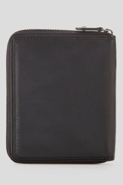 RFID Roy Leather Zip Wallet