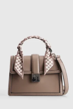 Scarf Top Handle Bag