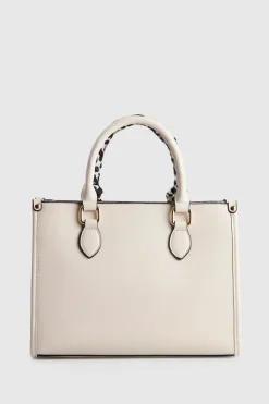 Small Tote Bag With Scarf