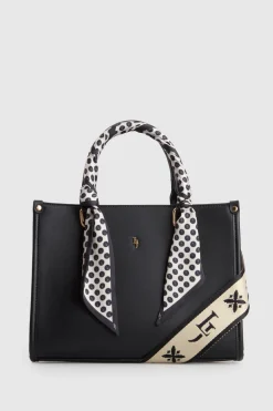 Small Tote Bag With Scarf