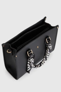 Small Tote Bag With Scarf