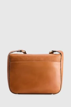 Sofia Leather Flap Crossbody Bag