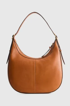 Sofia Weave Leather Hobo Bag