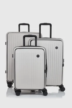 Venture Dual Open 3pc Suitcase Set